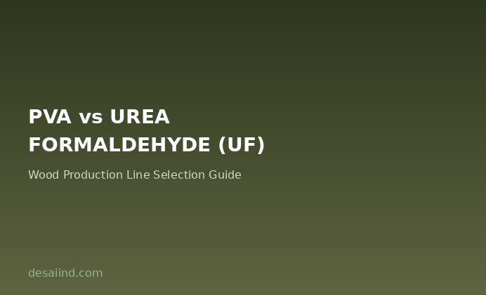 PVA vs UF Adhesive: Strength, Water & Formaldehyde Compared