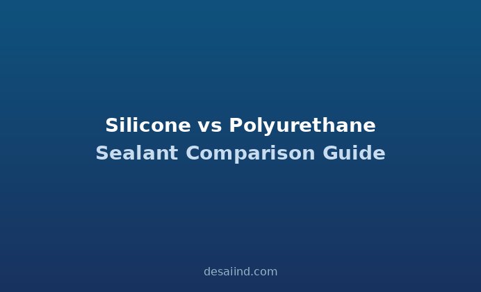 Construction Sealant Types: Silicone, PU, MS Polymer & Acrylic Compared