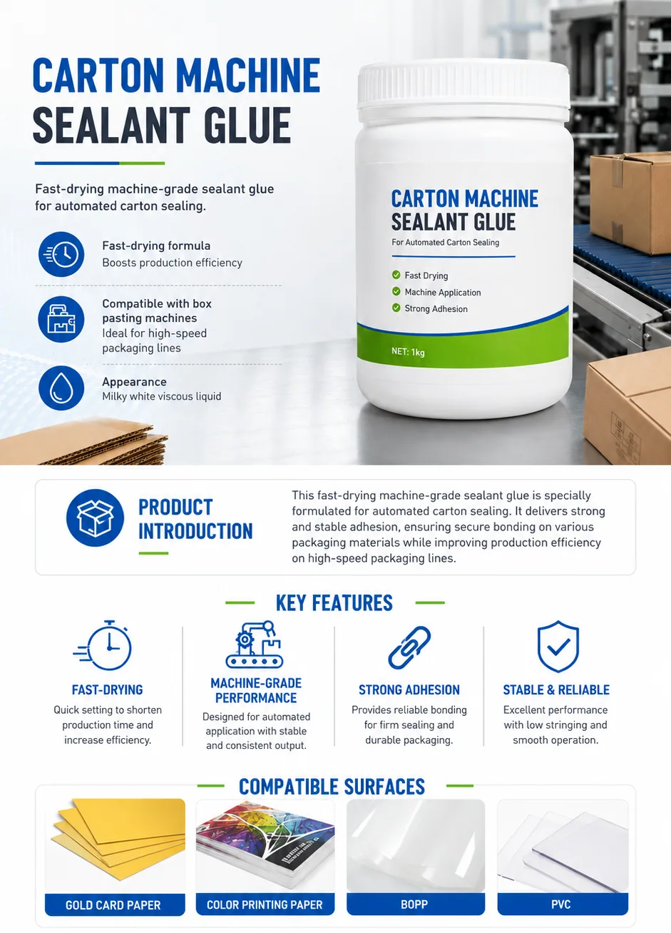 Carton Machine Sealant Glue