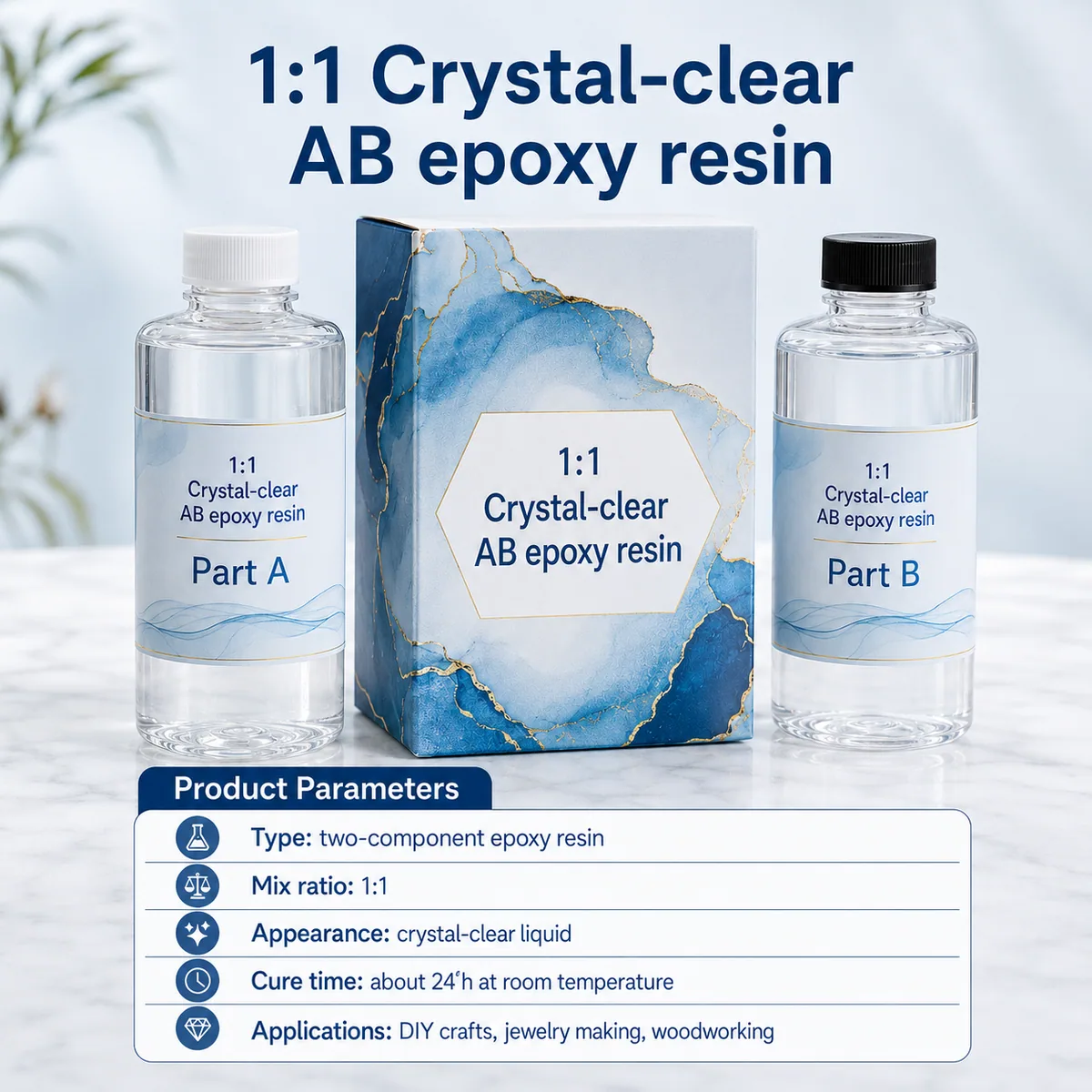 1 Gallon AB Epoxy Resin