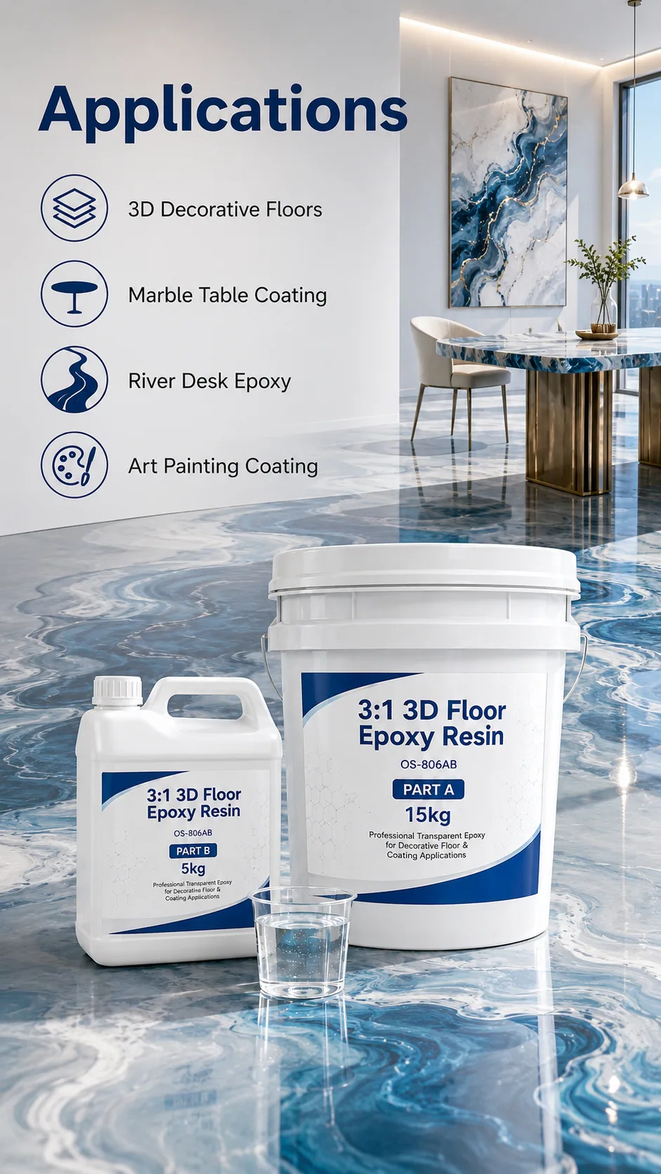 3D Floor Epoxy Resin