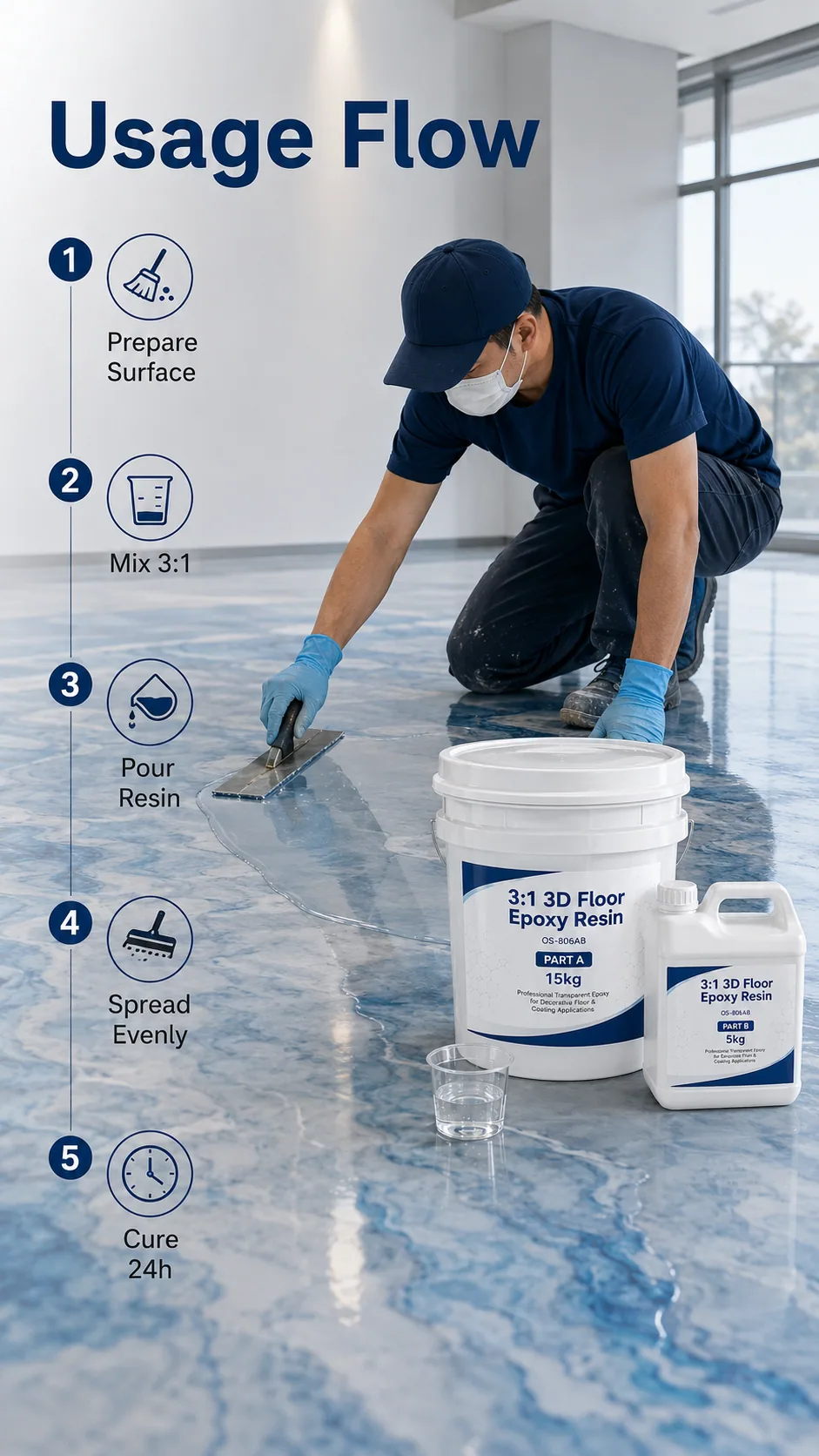 3D Floor Epoxy Resin