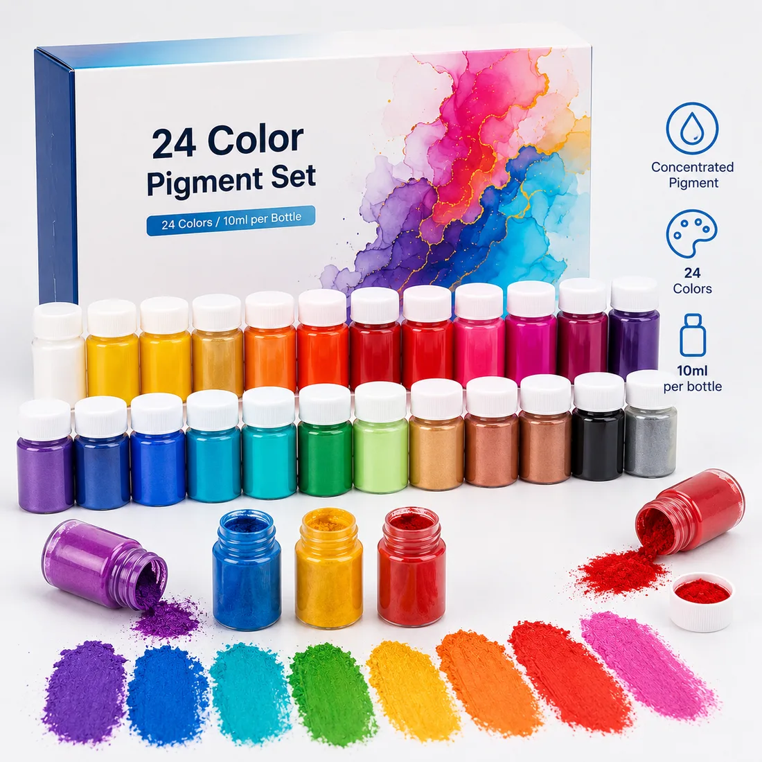 24 Color Pigment Set