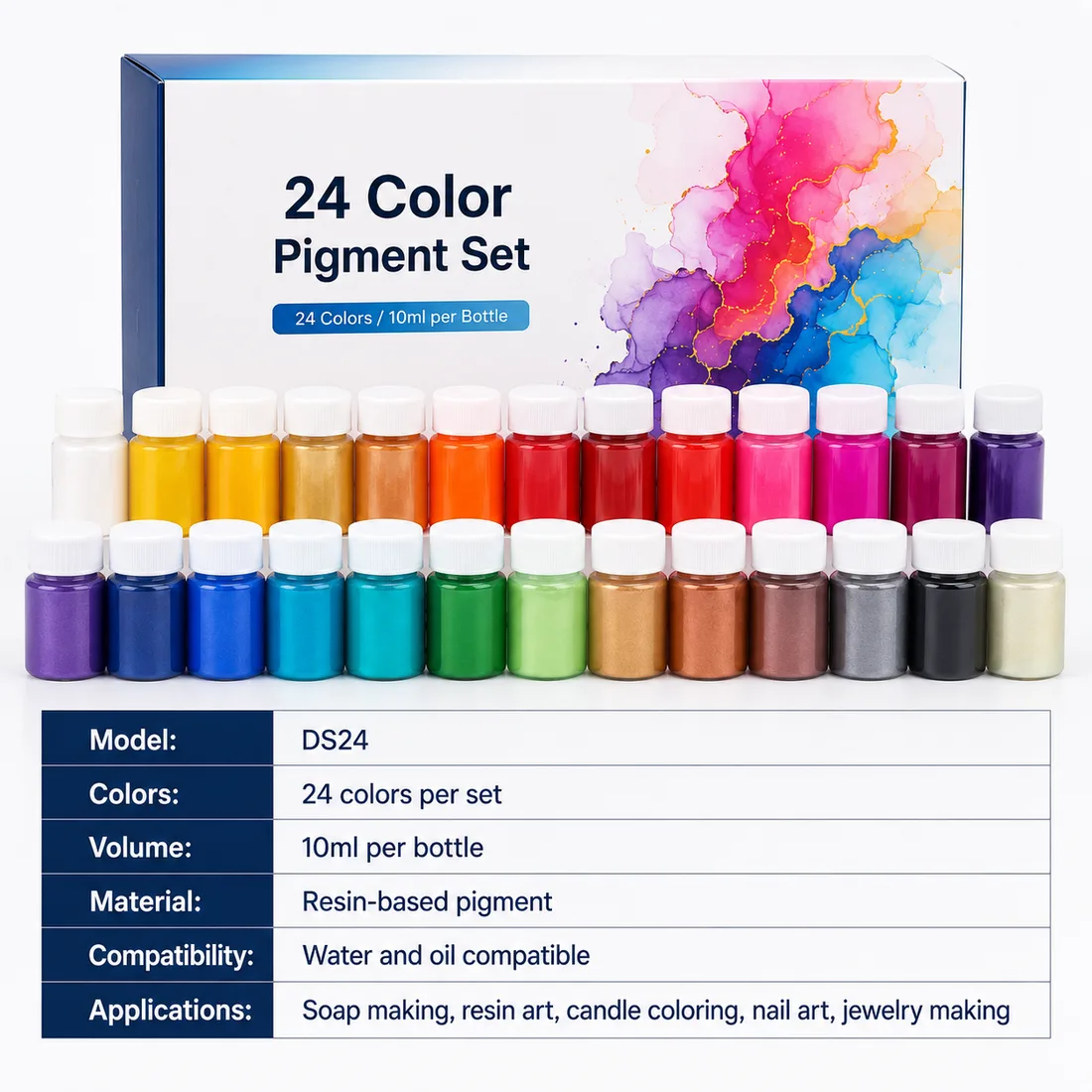24 Color Pigment Set
