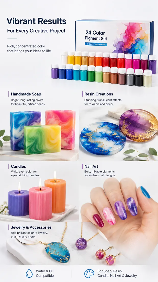 24 Color Pigment Set