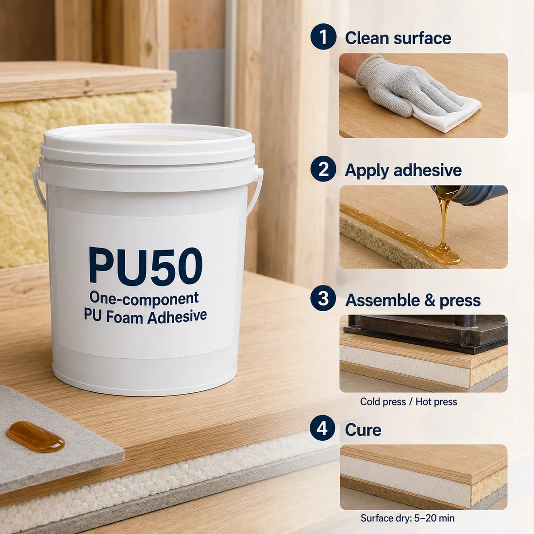 One-component PU Foam Adhesive