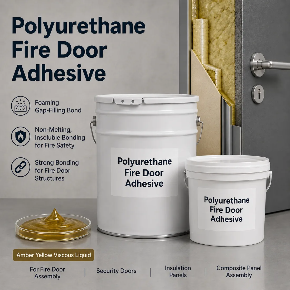 Polyurethane Fire Door Adhesive