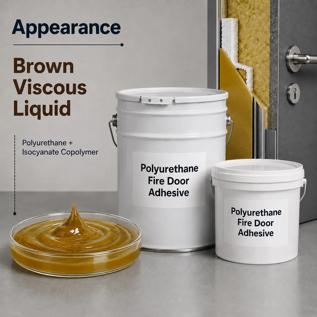 Polyurethane Fire Door Adhesive