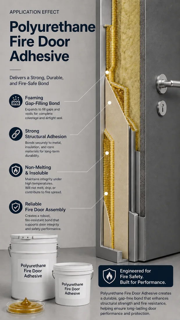 Polyurethane Fire Door Adhesive
