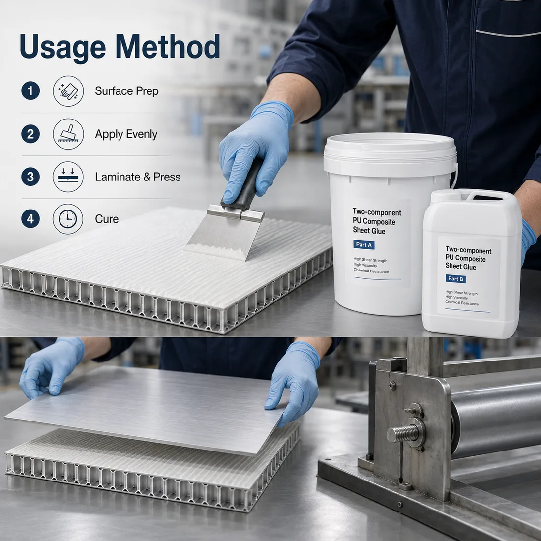 Two-component PU Composite Sheet Glue