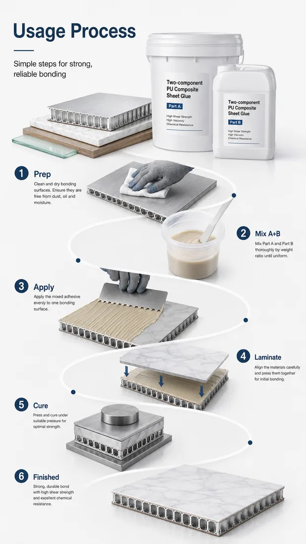 Two-component PU Composite Sheet Glue