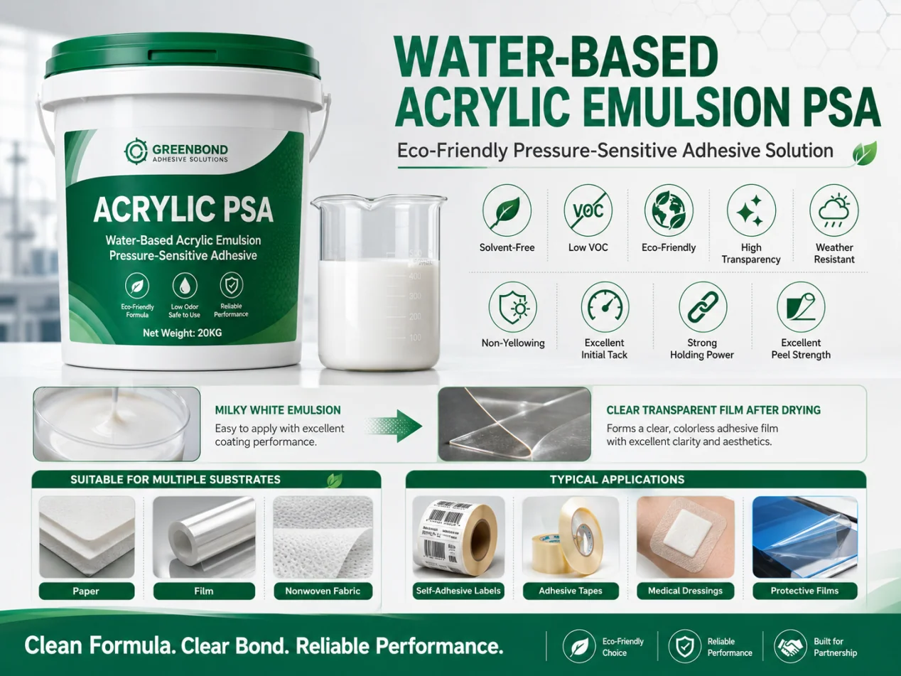 Waterborne Pressure Sensitive Adhesive