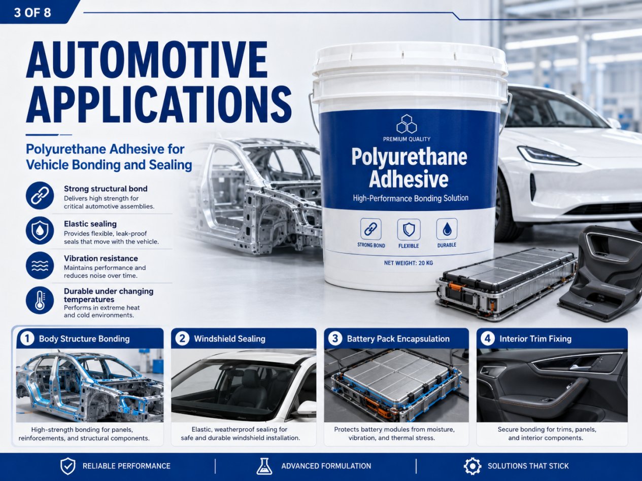 PU 90 Polyurethane Adhesive — Vehicle Bonding & Sealing